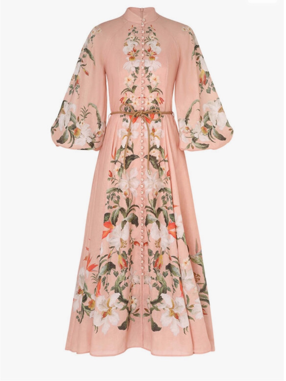 Lexi Billow Midi Dress in Pink Palm
ZIMMERMANN